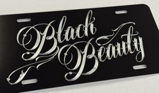 Custom Personalized Car Tag 🔥Diamond Etched Engraved Front Metal License Plate picture