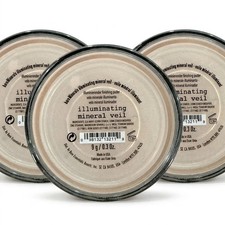Pack of 3 bareMinerals Illuminating Mineral Veil Loose Finishing Powder 9g New picture