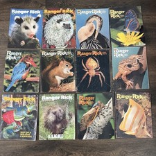 Vintage 1970s 1980s Ranger Rick Magazine Lot of 12 Wildlife Animals picture