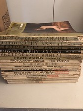 Lot Of 24 Vintage Photography Annual Magazines 1953 To 1968 picture