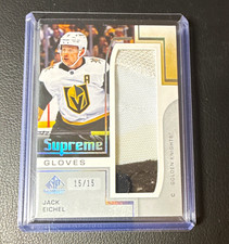 Upper Deck 2024-25 SP Game Used Supreme Gloves Jack Eichel SP-EI 15/15 VGK picture