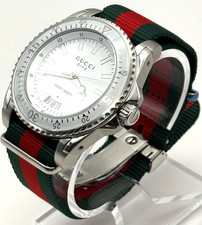 Gucci YA136207 Dive Men's 45mm Stainlees Steel Wristwatch picture