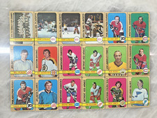 vintage 1972-73 topps hockey partial set 93/176 SEE PHOTOS mixed cond.w/ HOFers picture