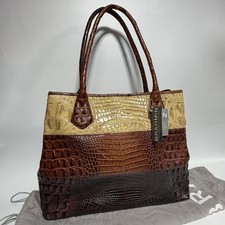 Brahmin Anytime Tote Praline Vineyard Melbourne Leather Color Block 15