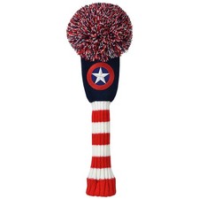 PRG Originals POM POM Hybrid Rescue Headcover -Golf Headcover, Captain USA picture