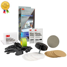 3M Ultra Headlight Restoration Kit Contains Masking Tape Light Sanding Discs picture