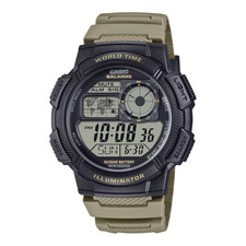 Casio AE1000W-5AV, World Time Watch, Chronograph, 5 Alarms, 10 Year Battery picture