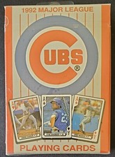 1992 Chicago Cubs New Official MLB 54 Playing Cards Set Dawson Sandberg Maddux picture