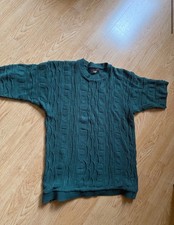 COOGI WOOL T-Shirt Sweater XL 90s Sinners Rare Green picture