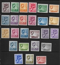 Seychelles 1938/49 set mm picture