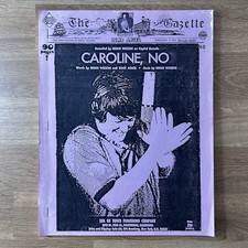 RARE Brian Wilson Caroline No Dumb Angel The Gazette Sea Of Tunes Fanzine Book picture