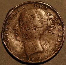 Great Britain Farthing 1853 KM# 725 picture