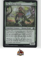 Pia, Aether Ascetic Reality Fracture Uncommon 264 Foil MTG Near Mint picture