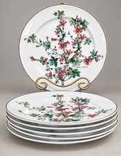 VTG Villeroy Boch Botanica Malva Silvestris 6 Dinner Plates 10-3/8 Luxembourg picture