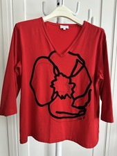 Escada Sport women's t-shirt, size XL, red with black picture