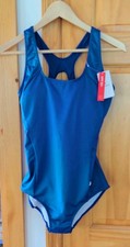 NWT BALEAF Women's Blue Racerback Athletic One Piece UPF 50+ Bathing Suit Size L picture