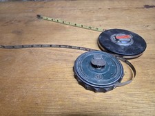 Lot of 3 Vintage Tape Measures - Lufkin 50'  &  Keuffel & Esser 50' x 2 picture