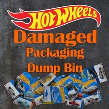 HOT WHEELS DAMAGED CARDS Dump Bin 2026 & Older Release *Please Read Description* picture