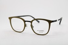 NEW MOREL OGA 10147O VN06 YELLOW BLACK AUTHENTIC FRAMES EYEGLASSES 49-22 picture