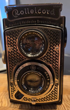 Rare 1933/34 Rolleicord I Art Deco TLR Camera | Zeiss Triotar | Removable Back picture