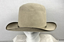 Borsalino Alessandria Fedora Hat 6 3/4 Made In Italy  Shudde Bros Houston picture