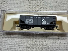 N Scale Atlas 41102-C & O 55 Ton Fishbelly Hopper #300430. NIB, Never Run. picture