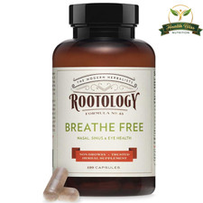 Rootology Breathe Free – Natural Nasal & Sinus Support – 120 Capsules picture