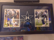 DeMarcus Ware/Charles Haley Signed Dallas Cowboys Framed Photo Display picture