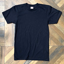 (200 SHIRTS) Wholesale Black Long Sleeve T-Shirts – Small – Bulk Lot S picture