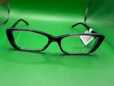 Womens Carolee Lux K02005B Women's 53mm Grey Horn Black Marble Eyeglass Frames picture