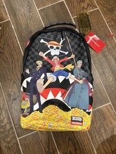Sprayground One Piece TREASURE HUNT Backpack New Black Bookbag School Bag Rare picture
