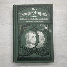 Das Neunzehnte Jahrhundert G.A. Zimmerman 1901 German Illustrated History Book picture