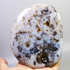 1.72lb Natural Polished Aquatic Plants Agate Crystal Stone Rock Madagascar picture