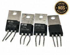 4x NEC 121-755 Zenith Power Transistor TO-220 Vintage NOS D40N4 2N6558 ECG171 picture