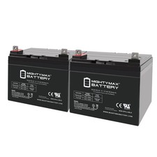 Mighty Max 2 Pack - 12V 35Ah Pride Mobility Jazzy Select GT Replacement Battery picture