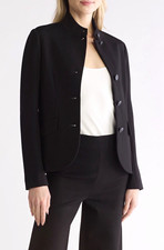 NWT Rag & Bone Black Ponte Sadie Blazer Size 12 picture