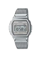 Casio A1000MA-7 Vintage Digital Watch Silver Stainless Steel Mesh Band Unisex picture