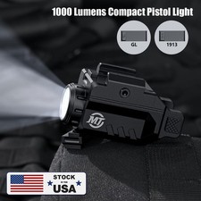 1000 Lumens Compact Pistol Light Rechargeable Weaponlight for 1913/GL Rail Guns picture