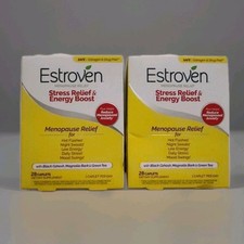 2 New Estroven Menopause Relief Stress Relief & Energy Boost - Exp. 7/27+ picture