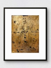 Original Art 9x12 Paper Abstract Signed Colorful Modern Acrylic Painting Decor picture
