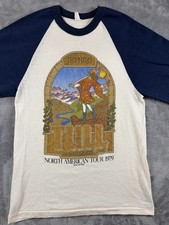 Vintage 1979  Single Stitch Jethro Tull North America Tour T Shirt. Size S picture