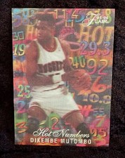 1995-96 Flair Hot Numbers Dikembe Mutombo 9 Lenticular 3D SSP Insert Nuggets Min picture