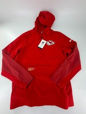 Kansas City Chiefs Nike Men's Red University Sideline Anorak Jacket Size M NWT picture