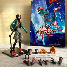 Spider-Man Action Figure Miles Morales Into The Spider Verse Toy Gift With Box picture
