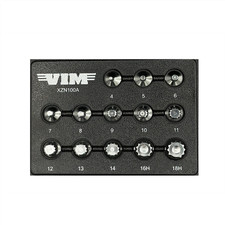 VIM Tools 13 Piece XZN Driver Set - 3/8 Inch Drive XZN100A picture