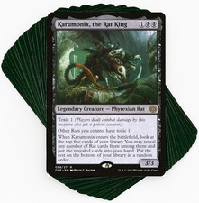 ***Custom Commander Deck*** Karumonix, the Rat King - Poisonous Rats - MTG EDH picture