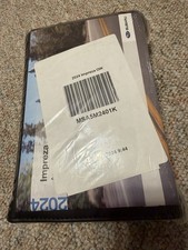 2024 Subaru IMPREZA owners manual Set with Navigation Eyesight and Case Sealed picture