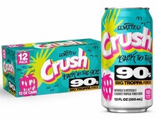Crush Back to the 90s Limited Edition Soda 12 fl oz Cans 12 Pack New picture