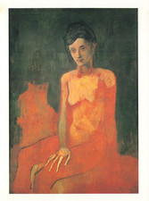 Pablo Picasso Seated Nude 1905 Museum Modern Art Paris Art Resource NY Postcard picture
