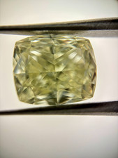 0.52ct Natural Faint Light Yellow VVS Cushion Cut Loose Diamond Earth Mined picture